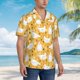 thumbnail image 3 of Balery Funny Chicken Camisas hawaianas de manga corta para hombre, camisas playeras de corte holgado, camisas de vacaciones con botones,Small, 3 of 7