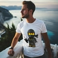 thumbnail image 5 of Mens Oversize T Shirts Painting (31)Casual Short Sleeve Basic Tees Crew Neck T-Shirt Funny Graphic Tees Black or White XS-5XL, 5 of 5