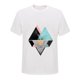 thumbnail image 3 of Pntutb Camiseta suelta de cuello redondo para mujer con estampado gráfico geométrico de moda para mujer Pntutb Pntutb-3810, 3 of 4