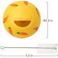 thumbnail image 5 of Pelota de golosinas, pelota de snack para animales pequeños (pequeña, azul), 5 of 5