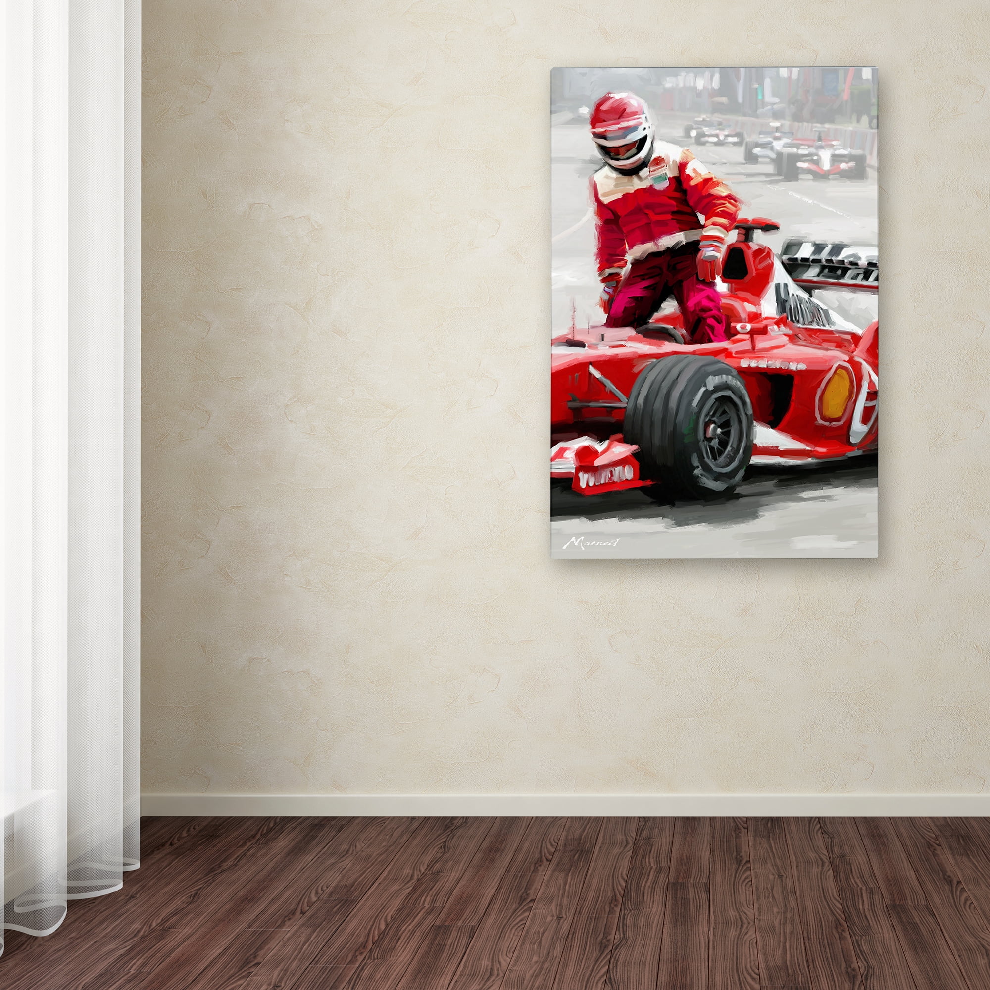 Trademark Fine Art 'Driver' Canvas Art by The Macneil Studio
