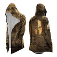 thumbnail image 4 of Zylarhe Boys Halloween Cardigans Kids Pullover Hoodieless Cardigan without Buttons Zipper Gold 4-5 Years, 4 of 4