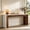 White Brown, variant on Fnova 70.9" Farmhouse Console Table, Modern Entryway Table, Long Narrow Wooden Sofa Table Behind The Couch for Living Room, Entryway, Hallway, Foyer