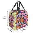 thumbnail image 5 of Scooby Doo Lunch Bag Portable Tote Bag Insulated Lunch Box Picnic Beach Office Insulated Bento Bag, 5 of 9