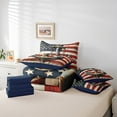 thumbnail image 4 of Erosebridal 3D Anchor Bedding Sets Full with Comforter, American Flag Duvet Insert, Nautical Ocean decor, Reversible 7-Piece, 4 of 5