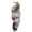 Gray-AA, variant on Nnndbs Faux Fur Animal Tail Keychain, Fluffy Fox Tail Pendant for Bag Backpack, Realistic Cosplay Tail Key Ring Therian Accessory for Women