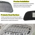 thumbnail image 4 of Black Engine Hood Insulation Pad Cotton Soundproof Cover Mat For Hyundai Elantra-B, 4 of 5
