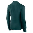 thumbnail image 3 of Women's Fanatics  Midnight Green Philadelphia Eagles Elements Quarter-Zip Jacket, 3 of 5