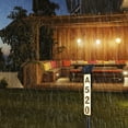 thumbnail image 5 of Uuiauoio Solar Address Sign, House Numbers for Outside , 2 Colors LED Illuminated Solar Powered Address Plaque with Stakes, Outdoor House Number for Yard Street Home Garden, 5 of 9