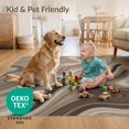 thumbnail image 4 of ODIKA 2'x3' Ultra-Soft Accent Mat, Large Sophisticated Para Marbled Balanced Composition Alfombras None Washable, Bare feet friendly, Easy Care Indoor rug for Bedside, Footrest, 4 of 7