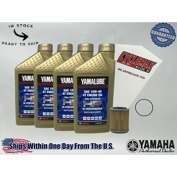 Cyclemax FS Yamalube Oil Change Kit fits 2000-2012 Yamaha BIG BEAR 400