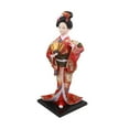 thumbnail image 3 of Muñeca kimono japonesa de 11,81'', adorno de mesa de muñeca oriental geisha artesanal. Estilo F, 3 of 9