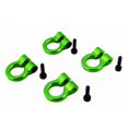 thumbnail image 2 of Hot Racing ACC80805 1:10 Scale Aluminum Green Tow Shackle D-Rings (4), 2 of 3