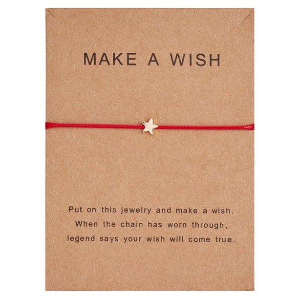 Fiudx Pulsera de Papel, Tarjeta, Cuerda de Nailon, Pulsera de Aleación, Regalo Familiar