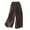 Coffee pants for women, variant on up to 60% off Gifts Usmixi Womens Plus Size Trousers Comfy Breathable Cotton Linen Double Layer Long Cropped Pants Casual Solid Elastic Waist Pocket Pants Black m