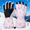 thumbnail image 4 of CPNG Kids Snow Gloves Ski Ice Skating Gloves Winter Warm and Waterproof Cold Weather Warm Lining Gloves Snowboarding Windproof Gloves-for Parent Boys Girls, 4 of 4