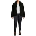 thumbnail image 2 of Mark Alan Women's Plus Faux Sherpa Zip Jacket, 2 of 5