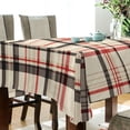 thumbnail image 5 of Yayeee Tablecloths 60" x 108" Rectangle Wrinkle Resistant Party Table Cover, Black Tartan, 5 of 8