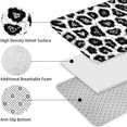 thumbnail image 5 of Black Leopard Pattern Bathroom Rugs Sets 3 Piece,Toilet Cover Set,Absorbent Non Slip Bathroom Mats Sets with U-Shaped Contour Rug Toilet Rug Set, 5 of 5