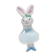 thumbnail image 2 of Muñeco de peluche de juguete, muñeco de peluche, regalo, decoración, artesanía de peluche para niños, sala de estar, juguete de conejo de Pascua, Zapatos azules, 2 of 9