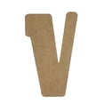 thumbnail image 1 of Wooden Letter Unfinished, Kid Zone Font, Craft Cutout, 1 of 2