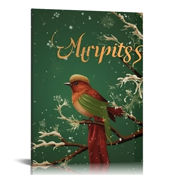 JEUXUS  Abstract Wall Art Painting for Bedroom Living Room, Merry Christmas Snowman Santa Claus Oil Painting on Canvas Modern Art Prints Framed Artwork Office Home Wall Decor 16x20in