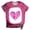 Watermelon Red, variant on HCYSFG Womens Breast Cancer Awareness T Shirts Crewneck Short Sleeve Assorted Pink Ribbon Graphic Support Tees Relaxed Fit Summer Tops