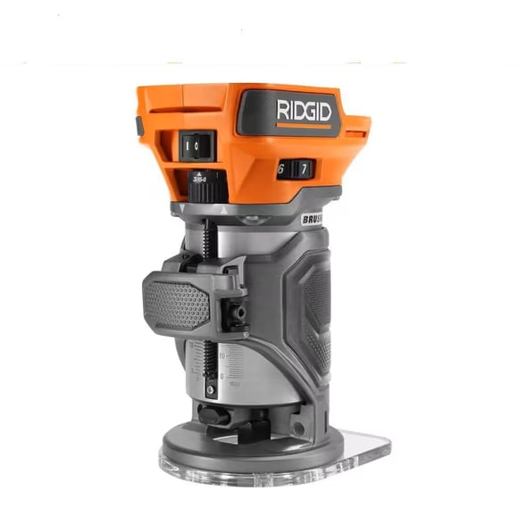 RIDGID Router Compacto Inalámbrico Compacto sin Escobillas de 18V Solo Herramienta