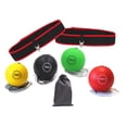 thumbnail image 4 of Boxeo Ball Diadema Ejercicio Mma con bolsa de almacenamiento Fitness Ajustable 2 Diadema 4 Pelota Zulema Pelota de reflejos de boxeo, 4 of 8