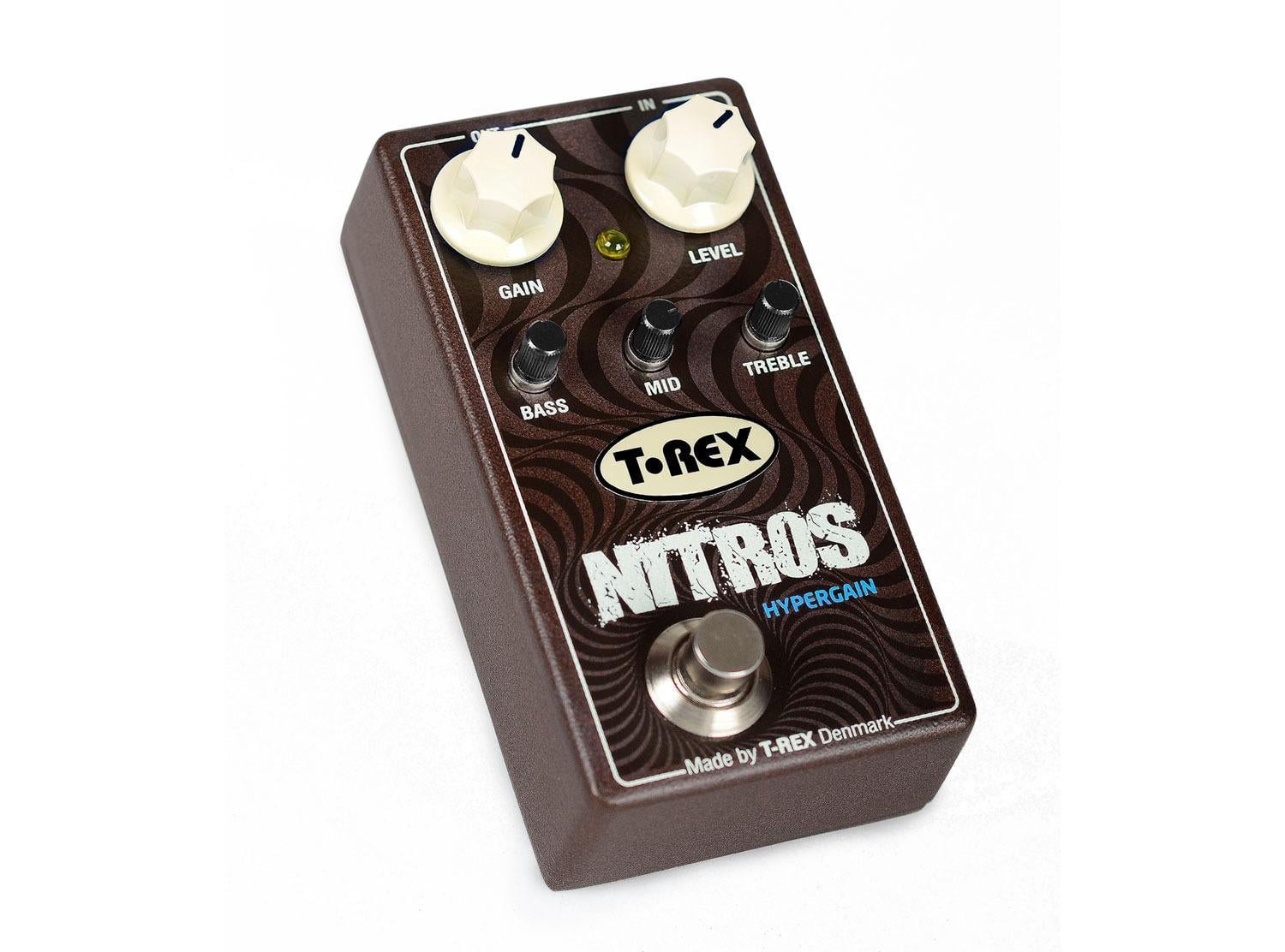 T-Rex Engineering Nitros Hypergain Distortion Guitar Effects Pedal