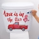 thumbnail image 1 of RKSTN valentines day decorations Love Transport Car Valentine's Day Toilet Sticker Living Room Bedroom Bathroom Background Wall Sticker, 1 of 7