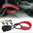 thumbnail image 2 of Car Steering Wheel Lock Anti-Theft Steel Cable with Seat Belt Buckle Lock for Most Vehicles SUVs Trucks, 2 of 5