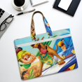 thumbnail image 5 of Saiise Scooby-Doo Print Zipper Document File Bag Pouch with Handle Waterproof Double Pocket Canvas File Storage Bag for Project Office School Foldable File Document Handbag Carrying Bag, 5 of 7