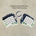 thumbnail image 2 of Teclado Ergonómico Dividido Soporte Intercambio Hot Qmk/Vial (eje) Rojo, 2 of 8