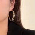 thumbnail image 2 of Pendientes de mujer Pendientes de moda Pendientes de corazón de acero inoxidable Pendientes de mujer Pendientes de corazón colgante de cristal Pendientes de mujer, 2 of 5