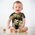 thumbnail image 3 of Bendy And The Ink Machine Baby Boy Girl Short Sleeve Romper Clothing Set Print Cartoon Baby Summer One Piece Jumpsuit, 3 of 8