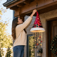 thumbnail image 4 of Lighted Santa Hat Hanging Chandelier Warm LED Christmas String Light, Hanging Holiday Ornament for Entryway Fireplace Mantel Porch and Party Decor, 4 of 6