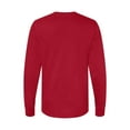 thumbnail image 2 of Adult ICONIC™ Long Sleeve T-Shirt TRUE RED M, 2 of 2