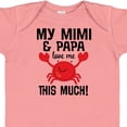 thumbnail image 4 of Inktastic Mimi and Papa Love Me Crab Boys or Girls Baby Bodysuit, 4 of 5