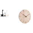 thumbnail image 1 of Estatua De Jirafa De Cerámica Creativa Moderna Y Reloj De Pared De Madera Maciza, Pieza Central Decorativa Para Escritorio, Oficina, Estantería, Dormitorio, Restaurante, Decoración, 1 of 8
