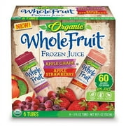 Whole Fruit Organic Wm-org-strw/grp-tube-3oz/6ct