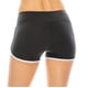 thumbnail image 4 of Pantalones cortos Booty ALWAYS para mujer Yoga Dance Charcoal 2 White S, 4 of 6