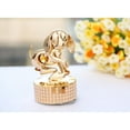 thumbnail image 4 of Matashi 24K Gold Plated Dog Music Box plays Memory Gold Tabletop Ornament with Crystals Showpiece Centerpiece for Home Bedroom Living Room Decor Gift for Musician Christmas New Year Holiday Birthday, 4 of 5
