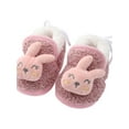 thumbnail image 5 of Baby Girls Boys Cozy Fleece Booties Cartoon Design Newborn Shoes Infant Footwear, 5 of 7