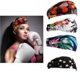 thumbnail image 1 of 4 Uds. Diadema deportiva para mujer, diadema atlética elástica y transpirable, envoltura para el cabello para el sudor, 1 of 1