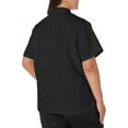 thumbnail image 3 of 0478-0108 Tahoe Ladies Short Sleeves Chef Coat in Black - 4XLarge, 3 of 9