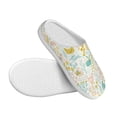 thumbnail image 3 of Daiia Funny Chicken Print Women’s Fuzzy Slippers Memory Foam Lightweight House Shoes Cozy Loafer Flannel House Shoes-39/40, 3 of 7