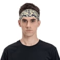 thumbnail image 2 of Daiia Game Controller printed Men's Performance Headband,Sports Headbands,Moisture Wicking Workout Headband, 2 of 9