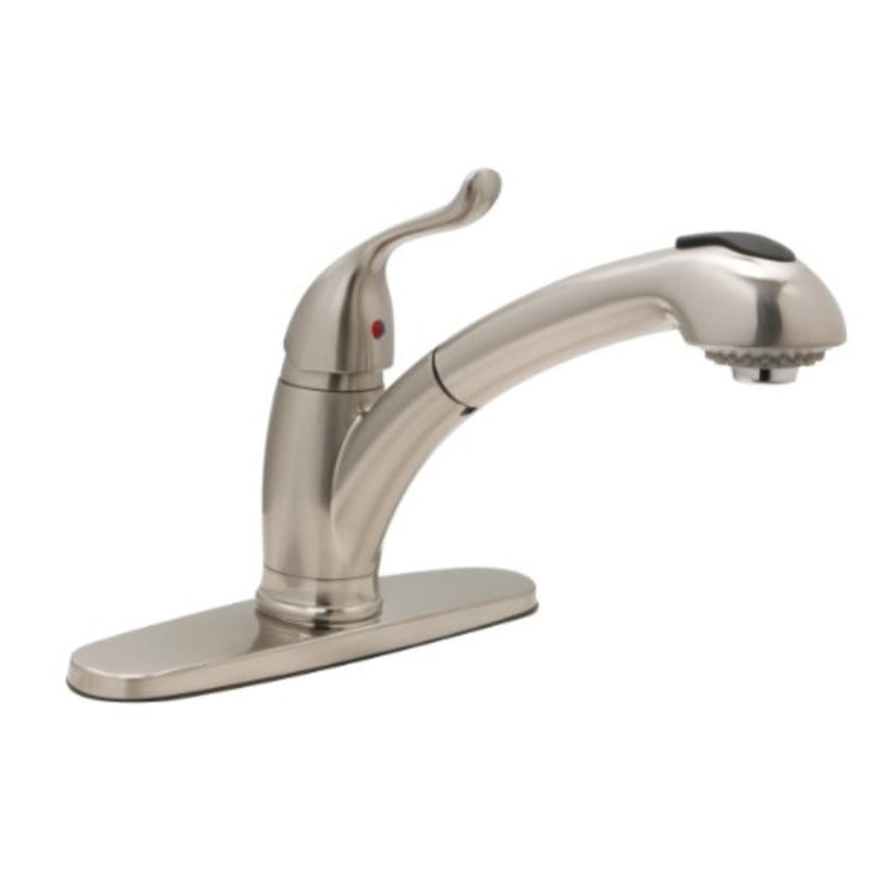 Huntington Brass HB8770NK 8Inch SingleHandle Pullout Kitchen Faucet