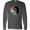 Charcoal Grey, variant on Inktastic Rock Climbing Mountain Climber Silhouette Long Sleeve T-Shirt